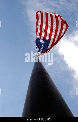 American a stelle e strisce bandiera Foto Stock