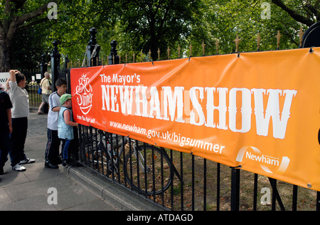 I Sindaci Newham Show di Central Park East Ham Londra 16 Luglio 2006 Foto Stock