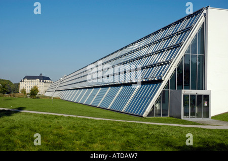 La corte del lavoro, science park (Wissenschaftspark) Rheinelbe, IBA International Building Fair Emscherpark, Gelsenkirchen Foto Stock