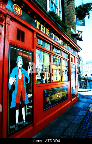 Il pub Temple Bar di Dublino Irlanda Foto Stock