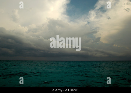 Tempesta su ocean Bahamas Oceano Atlantico Foto Stock