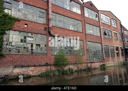 Lucy Switchgear abbandonati edifici di fabbrica Foto Stock