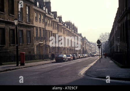 Gay Street a Bath Somerset Foto Stock