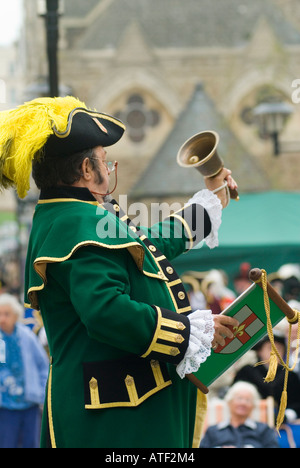 National Town Criers Championship Hastings East Sussex Inghilterra 2006 HOMER SYKES Foto Stock