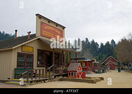 Roaring Camp Railroad, Felton, Santa Cruz County, STATI UNITI D'AMERICA Foto Stock