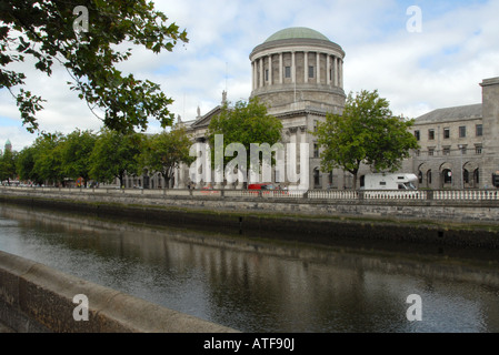 Quattro campi da tennis Dublin City www osheaphotography com Foto Stock