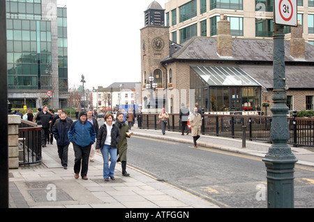 Irish Financial Services Centre IFSC Dublin Docklands www osheaphotography com Foto Stock