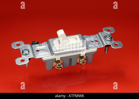 Interruttore luce, North American standard di componenti elettrici Foto Stock