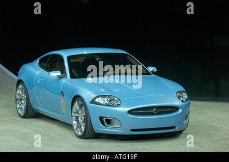 Jaguar Advanced Lightweight Coupé Concept al North American International Auto Show 2005 Foto Stock