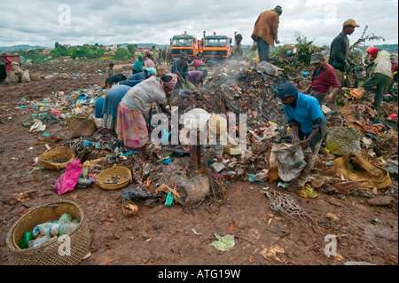 DUMP - ANTANANARIVO - Madagascar - AFRICA Foto Stock