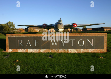 Bombardiere Canberra RAF Wyton Foto Stock