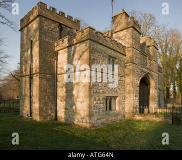 Winchcombe cotswolds gloucestershire Midlands England il rivellino del Castello di Sudeley Foto Stock