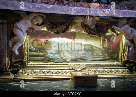 Santa Vittoria, Romana vergine e martire Santa Maria della Vittoria, Roma Foto Stock