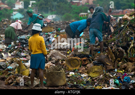 DUMP - ANTANANARIVO - Madagascar - AFRICA Foto Stock