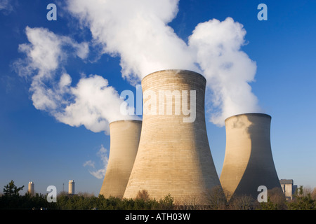 La stazione di alimentazione delle torri di raffreddamento, Didcot, Regno Unito Foto Stock