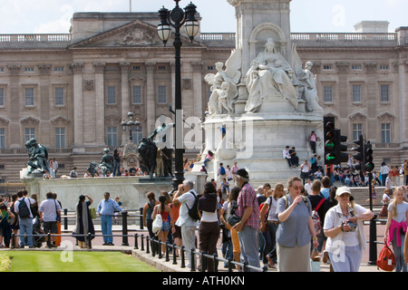 Buckingham House o a Buckingham Palace la regina s Londra residence Foto Stock