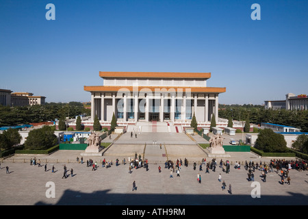 Mausoleo di Mao Zedong, Pechino, Cina Foto Stock