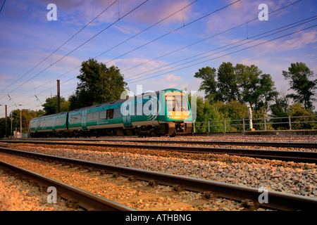 Unità Centrale Turbostar 170112 capi a sud Lolham Peterborough linea ECM Inghilterra UK Europa ECML Foto Stock