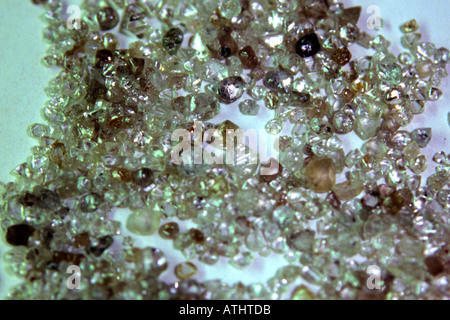 Diamanti grezzi, intonso, Tortiya, Costa d'Avorio (Costa d'Avorio) Foto Stock