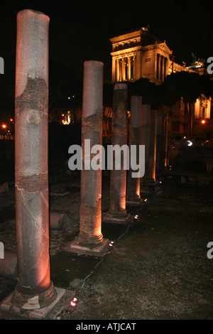 Roma di notte, Italia Foto Stock