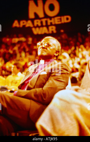 Sud Africa Desmond Tutu 1985 nessuna guerra Apartheid Foto Stock