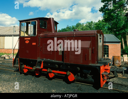 "Chattenden" Drewry diesel locomotiva di smistamento, Wales, Regno Unito. Foto Stock