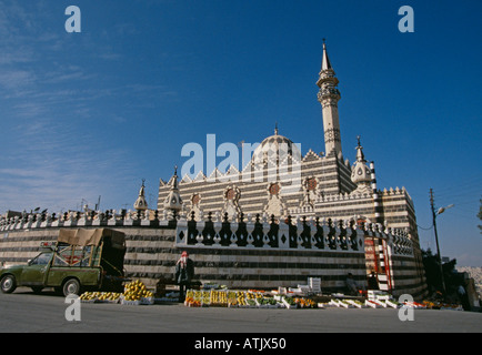 L'Abu Darwish moschea di Amman in Giordania Foto Stock