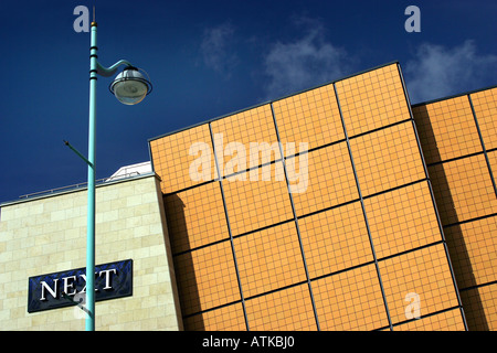 Architettura moderna a rivalorizzare i Draghetti Circus Shopping Centre in Plymouth, DEVON REGNO UNITO Foto Stock