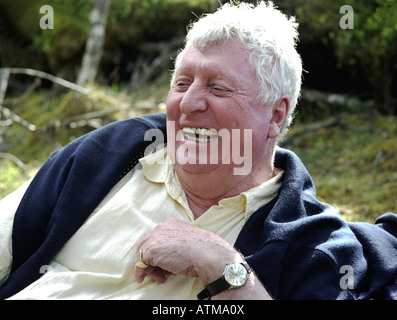 Tom Baker attore britannico meglio conosciuto come Dr Who in televisione Foto Stock