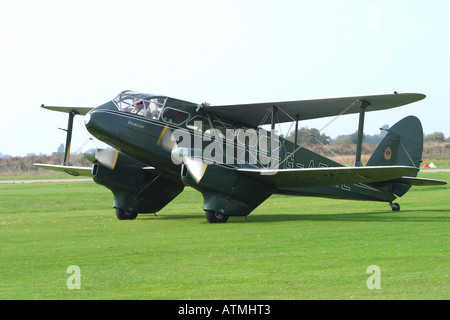 De Havilland Dragon Rapide a Shoreham Airshow di Foto Stock