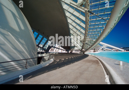 Ciudad de las Artes y Ciencies / Valencia Foto Stock