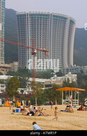 HONG KONG CINA spiaggia presso Repulse Bay sull'Isola di Hong Kong Foto Stock