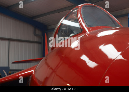 Hawker Hunter, militare Tangmere Aviation Museum Foto Stock
