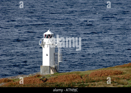 Faro di Rhu Loch Ginestra Wester Ross Foto Stock