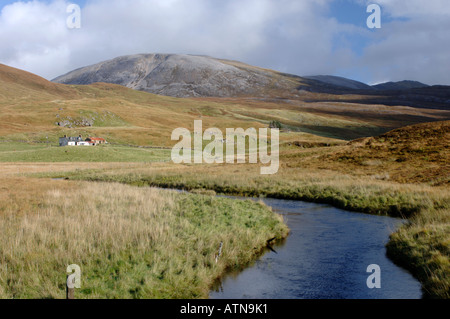 Casa di pastori nelle colline, Inchnadamph Sutherland. Foto Stock