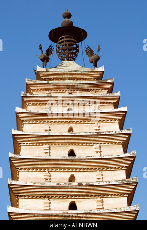 West Pagoda, Dong si Ta, Kunming, Yunnan, Cina Foto Stock