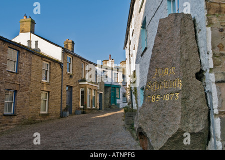 Dent village Yorkshire Dales Cumbria Regno Unito Foto Stock