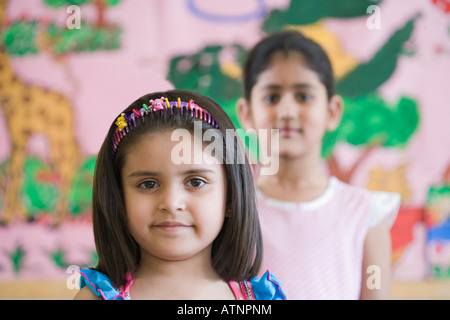 Ritratto di una ragazza Foto Stock