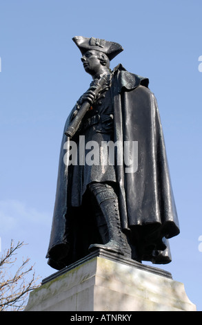 Statua di maggiore generale James Wolfe Foto Stock