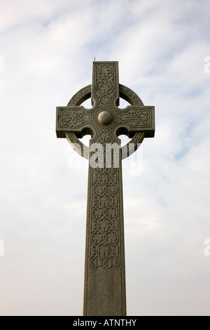 Un monumento al Signore di Alfred Tennyson, Tennyson giù, Isola di Wight Foto Stock