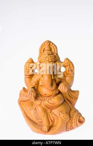 Close-up di una statua del signore Ganesha Foto Stock