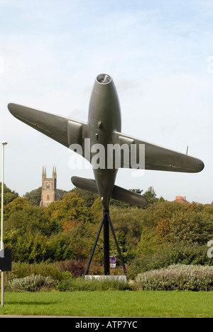 Modello di Frank Whittle Jet a Lutterworth UK Foto Stock