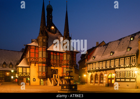 Municipio / Town Hall / Wernigerode Foto Stock