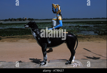 Il cane segno dello zodiaco cinese Foto Stock