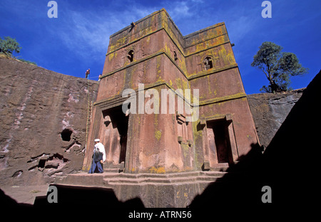San Giorgio Rocca duecentesca chiesa Lalibela Etiopia Foto Stock
