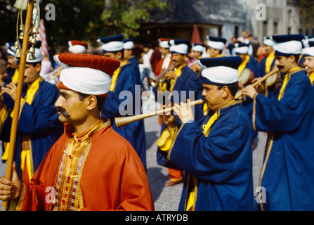 Istanbul Turchia Janissaries Band Foto Stock