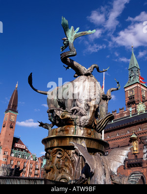 Town Hall, Copenhagen, Danimarca Foto Stock