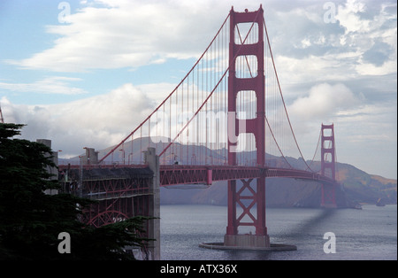 Golden Gate Bridge di San Francisco in California Luglio 2003 Foto Stock