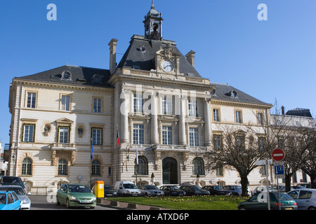 L'Hotel de Vile o Town Hall di Meaux, nei pressi di Parigi,Francia Foto Stock