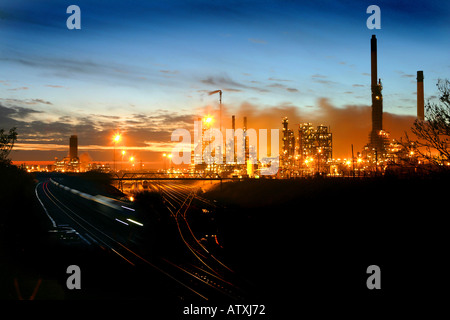 Raffineria di petrolio Conoco-Phillips , Regno Unito Foto Stock